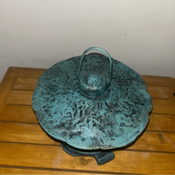 Vintage Cast Iron Japanese Asian Pagoda  Lantern Garden Decor - Picture 3 of 12